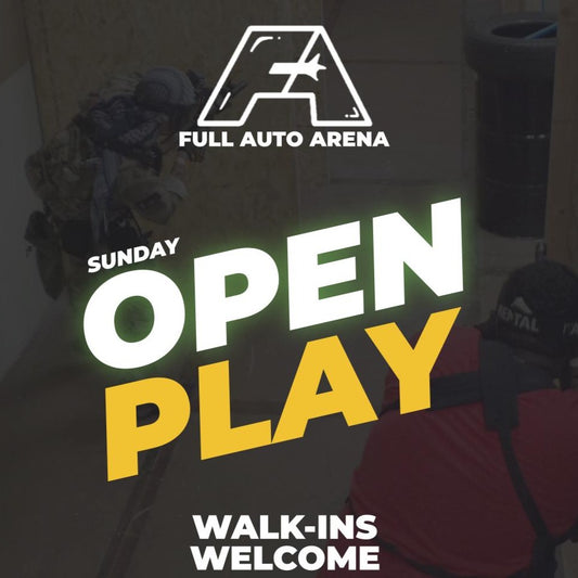 OPEN PLAY 10/26/25 SUNDAY