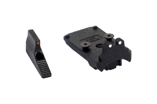 Action Army Steel RMR Adapter & Front Sight Set For AAP-01 GBB Airsoft Pistol